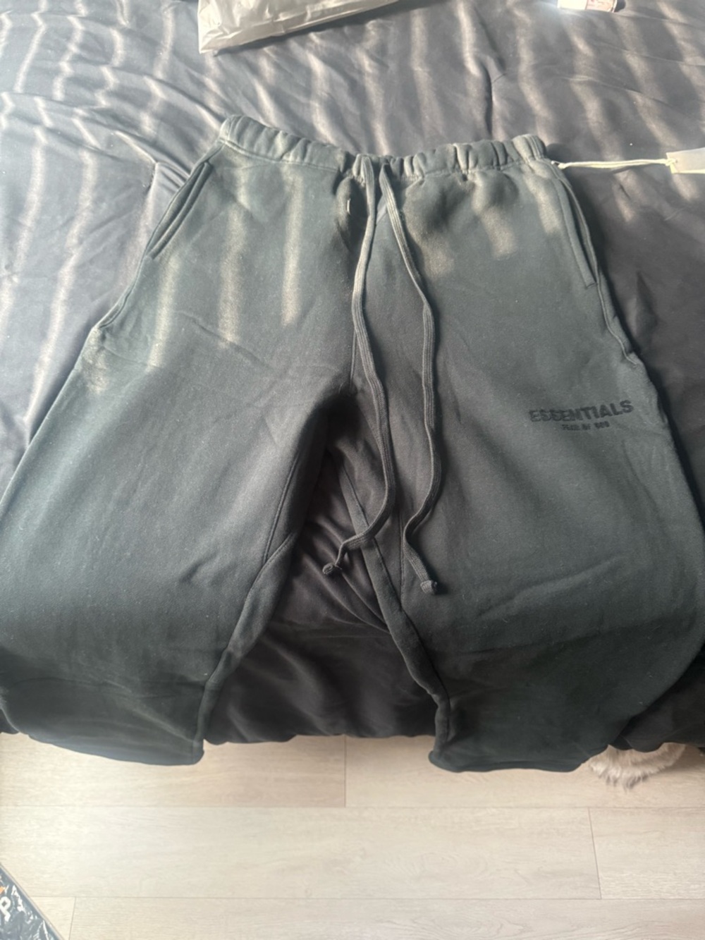 Essentials Men’s Black Drawstring Sweatpants